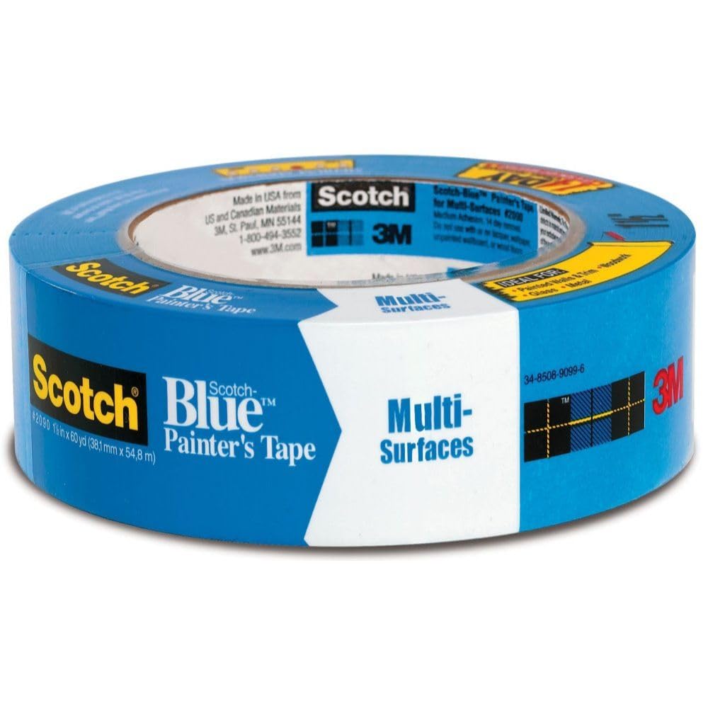 Scotch Painter's Tape Original Multi-Surface blue tape roll for clean lines and easy removal