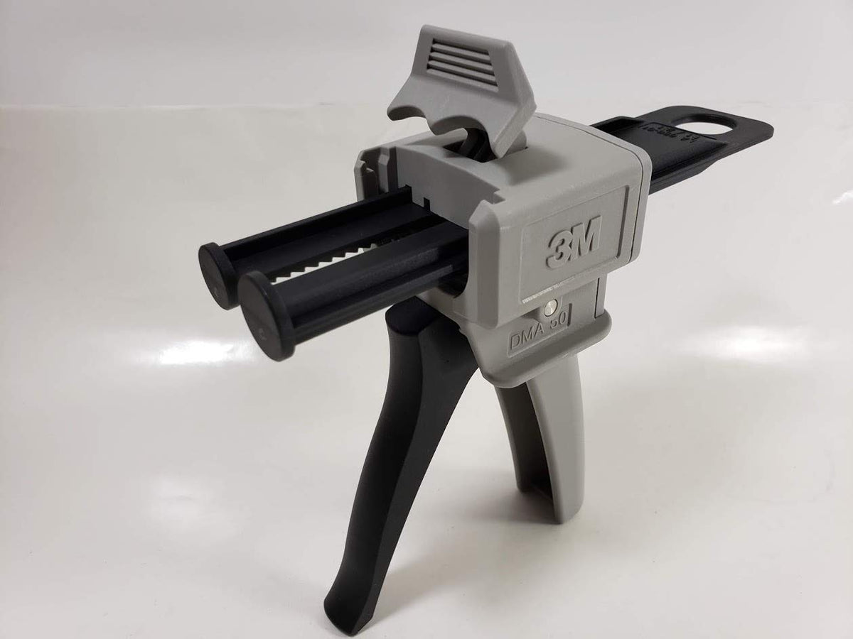 Scotch-Weld EPX Plus II applicator for 50 mL cartridges enables precise, clean dispensing.