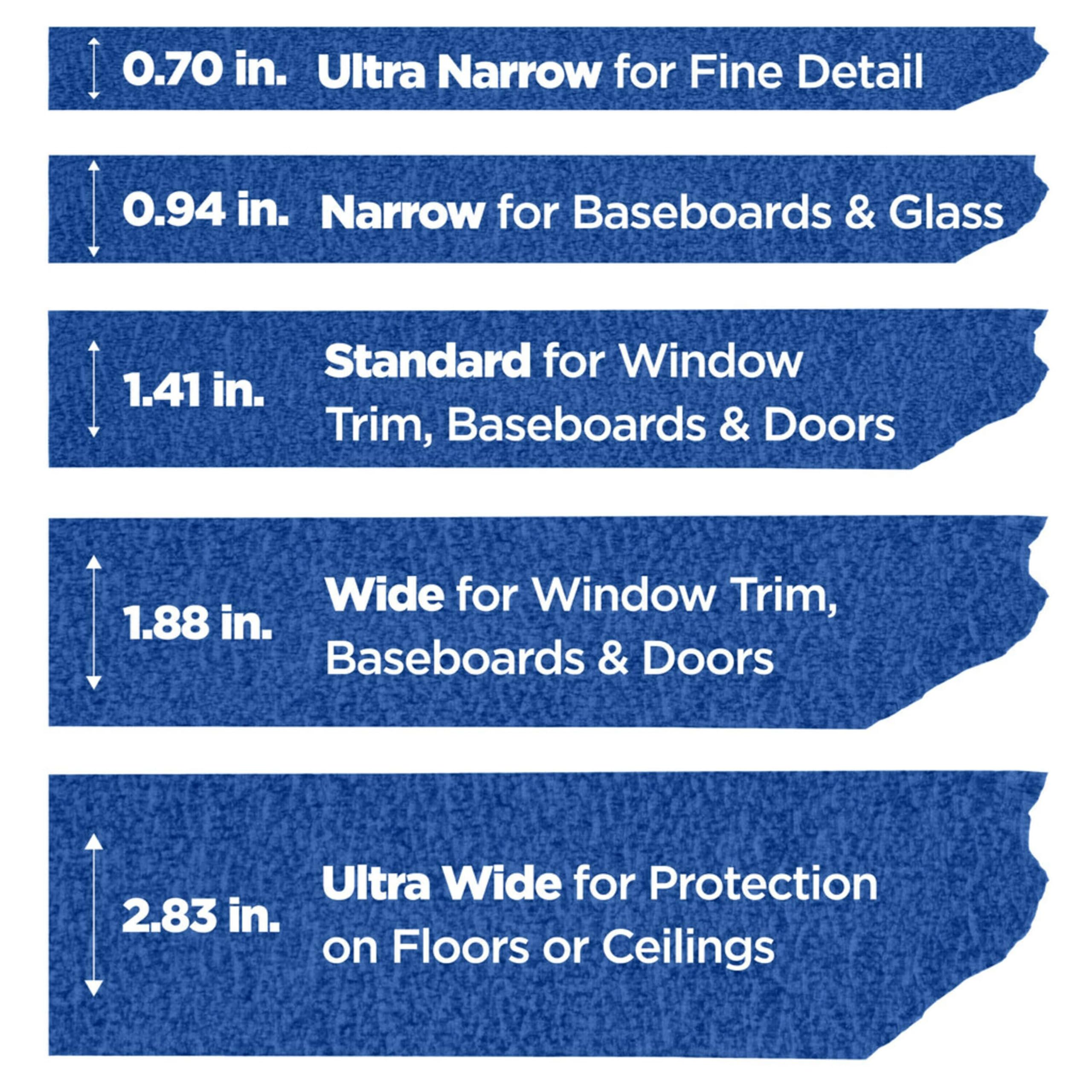 ScotchBlue Original tape on tile protects grout lines during painting