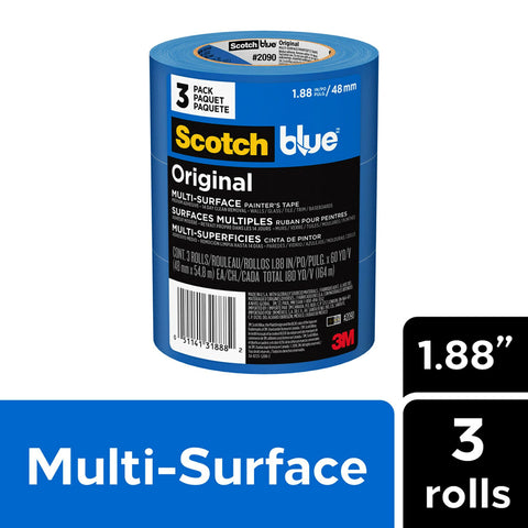 ScotchBlue Original tape on trim protects edges for precise lines