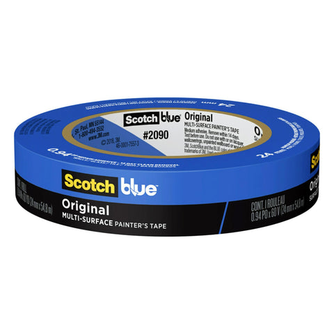 ScotchBlue Original tape being removed without residue