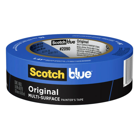 ScotchBlue Original tape applied to wall for precise edge protection