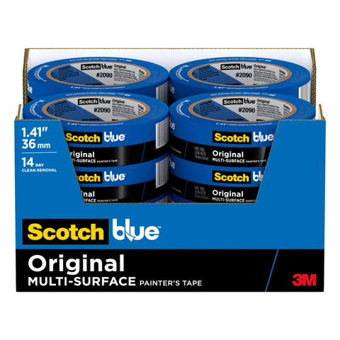 ScotchBlue Original painter's tape roll blue for clean line painting and precision