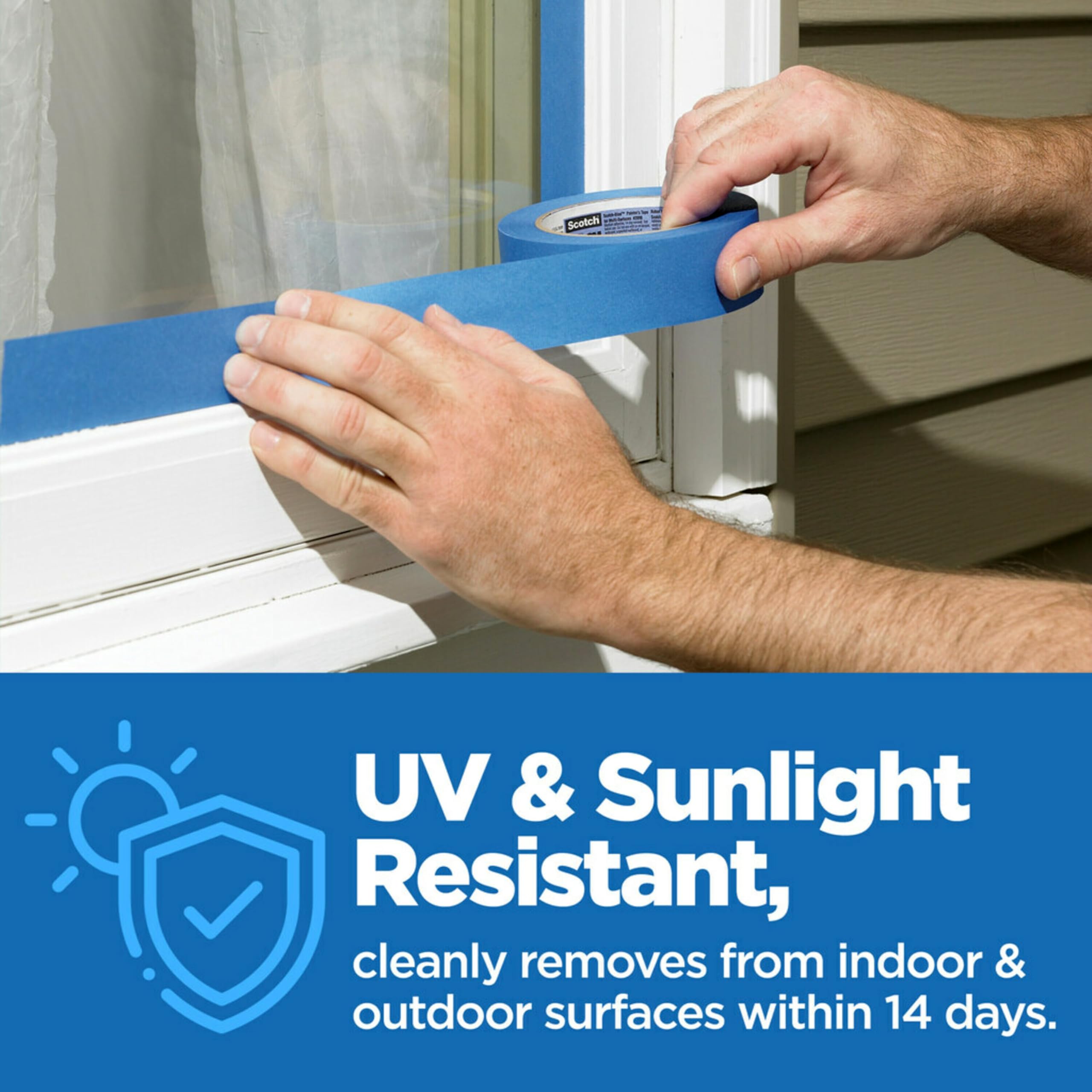 ScotchBlue Original Painter Tape uses renewable resources and a post-consumer core.