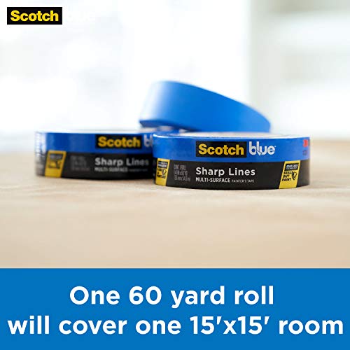 ScotchBlue Sharp Lines tape made with renewable materials and solvent-free adhesive