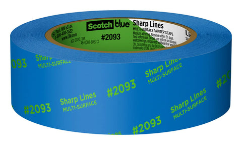 ScotchBlue Sharp Lines tape protecting walls and tiles during painting