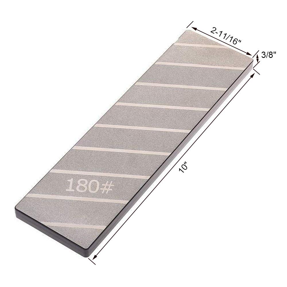 SCOTTCHEN lapping plate on workbench with large 10x3 inch surface.
