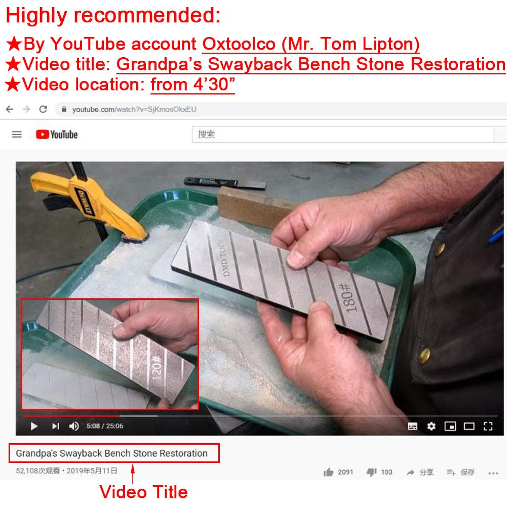 SCOTTCHEN dual-surface diamond plate with 120 and 180 grit.