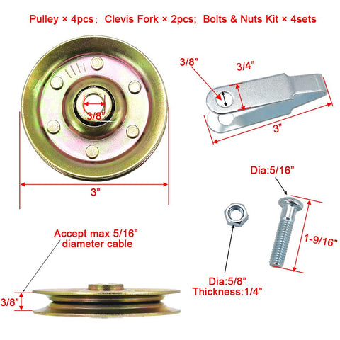 Scottchen PRO four-pulley assembly highlighting multiple pulleys for reliable performance.