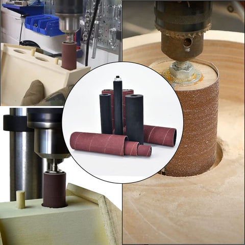scottchen PRO wood sanding setup in action on a curved surface.