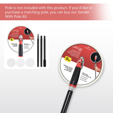 Scottchen sanding disc 80 grit for fast initial material removal.