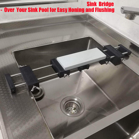 SCOTTCHEN anti-slip bridge provides secure sharpening on surfaces