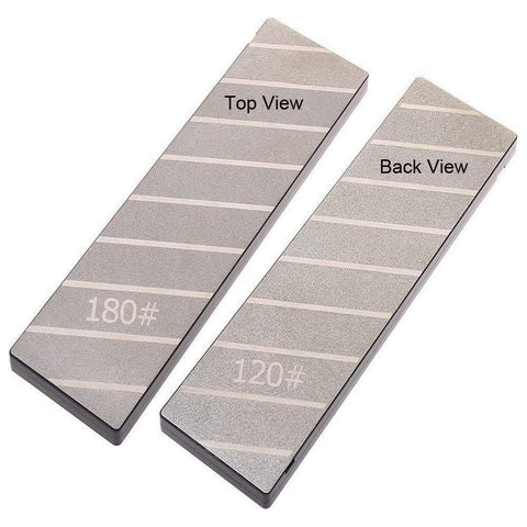SCOTTCHEN flattening plate aiding edge maintenance on tools.