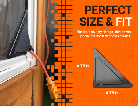 ScreenLet installation on standard screens offers safe power routing.