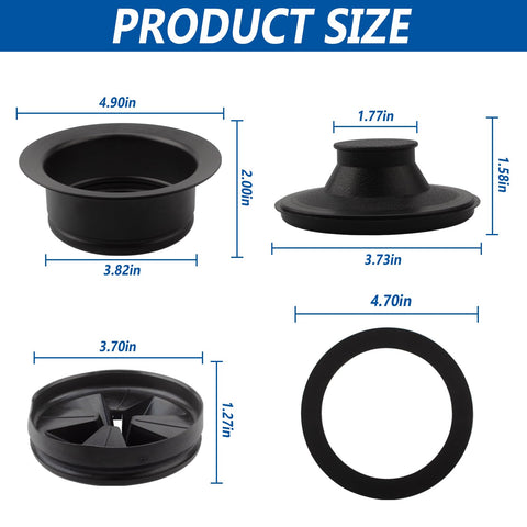 Screw Man drain stopper for garbage disposal blocks odors and seals water effectively.