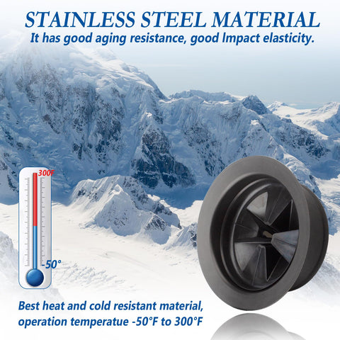 Screw Man matte black finish complements modern kitchens while resisting water spots.