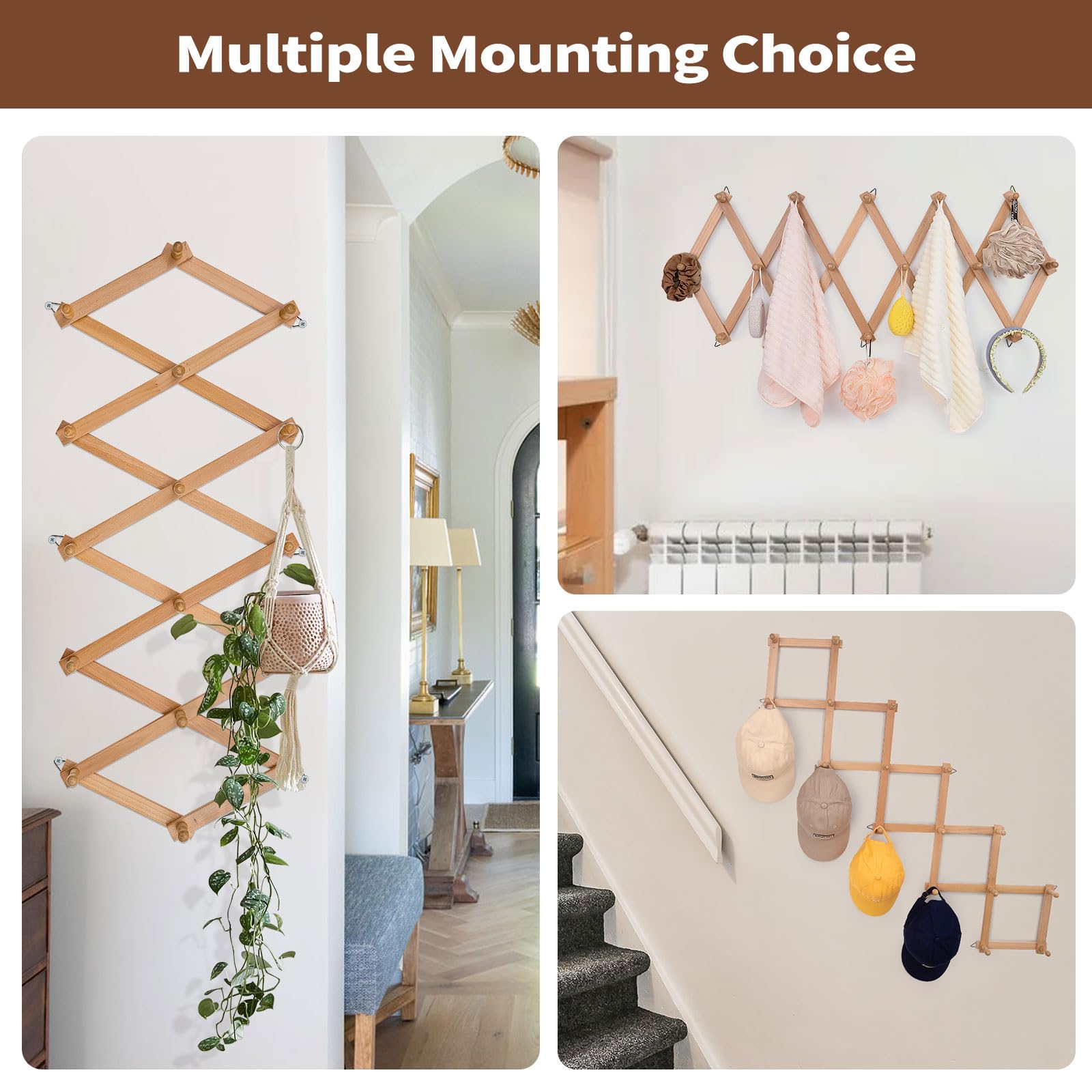 SCUNDA wall rack mug-holders keep mugs within easy reach
