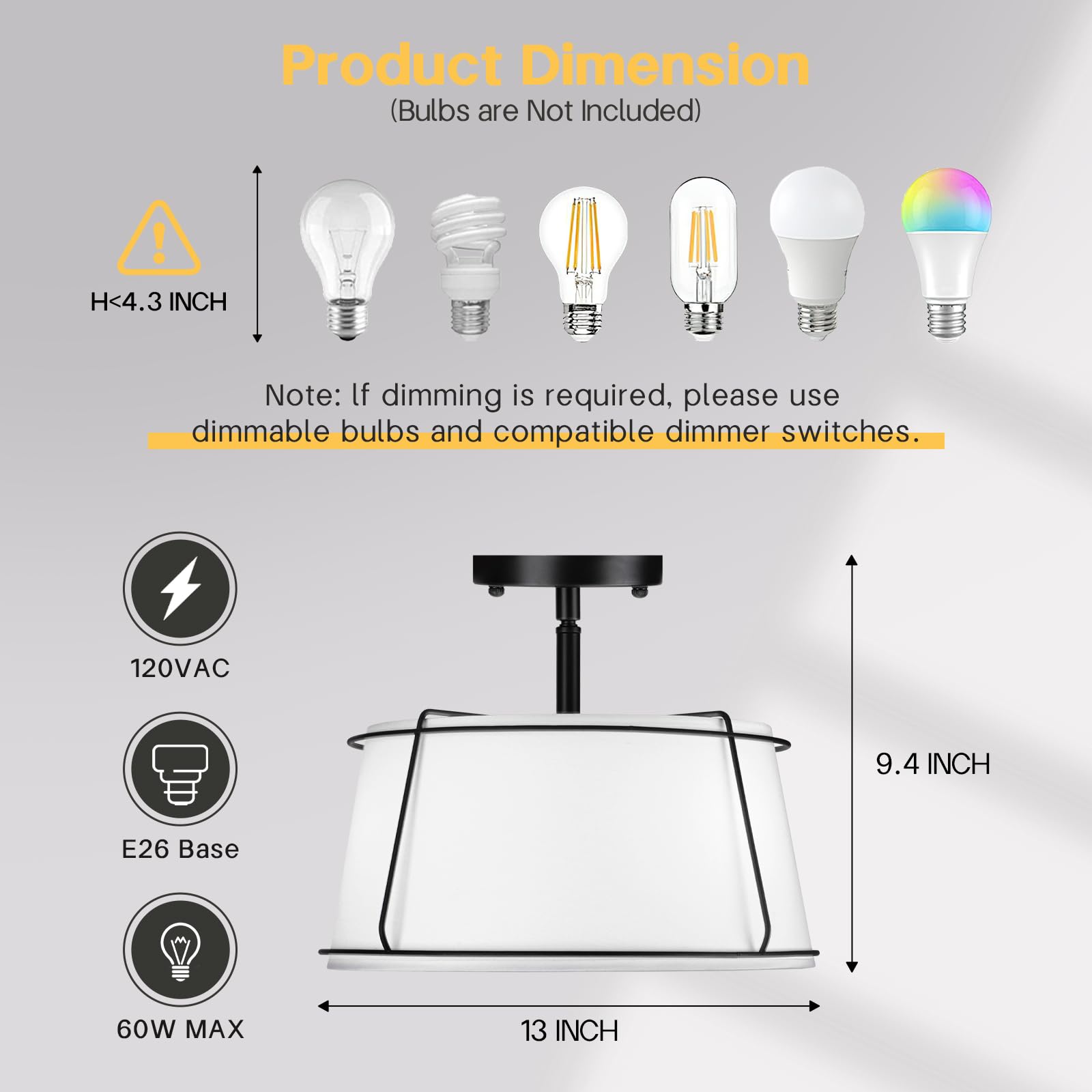 Scyvenra white drum shade softens light for bedrooms and living spaces