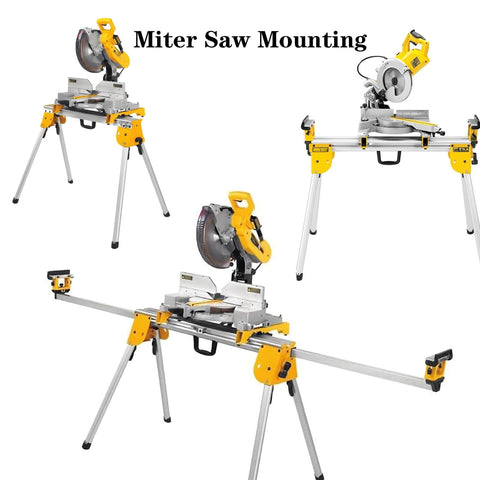 SD-CityCliq miter saw brackets in yellow improve visibility.