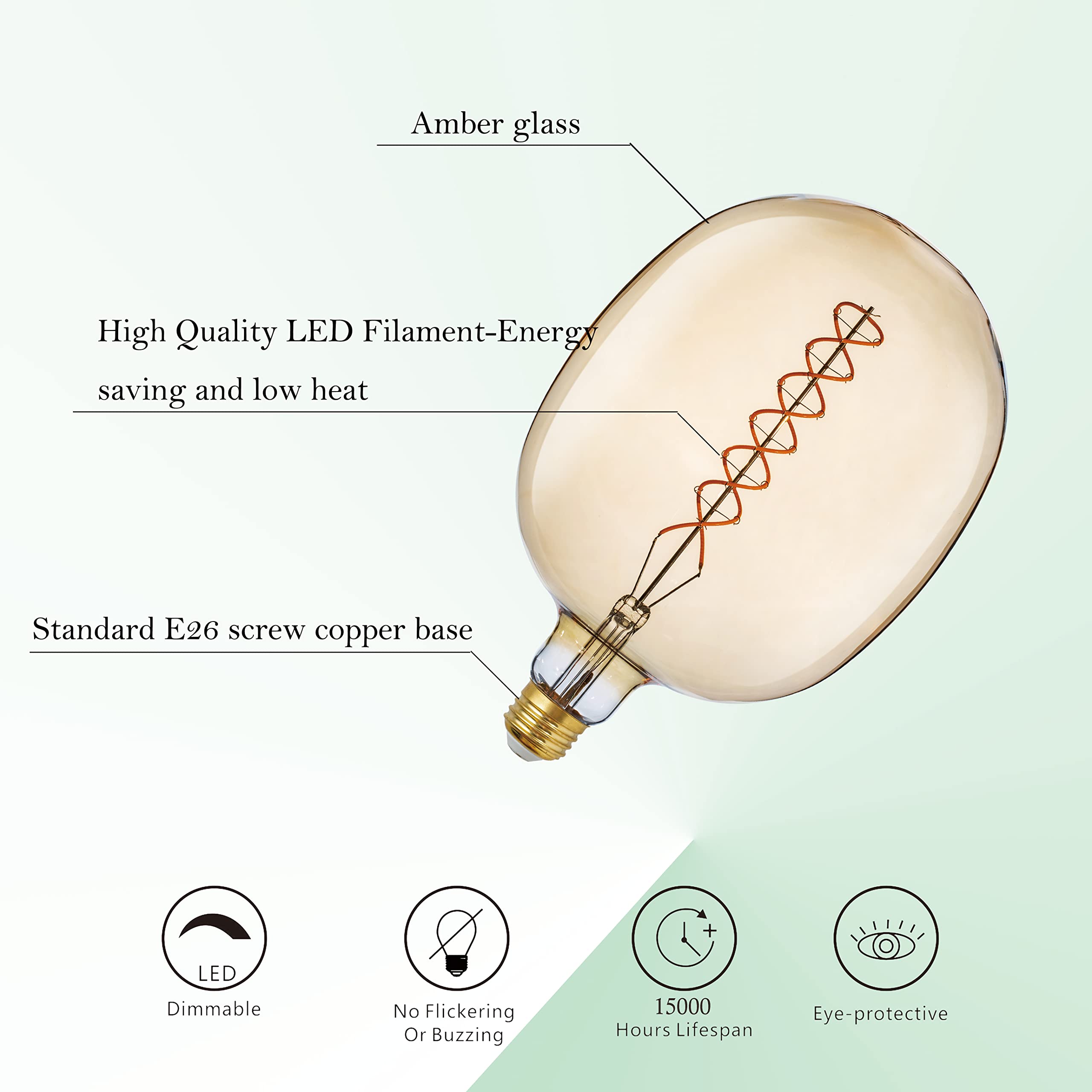 SD LUX 450 lumens 8W LED, energy-saving and bright