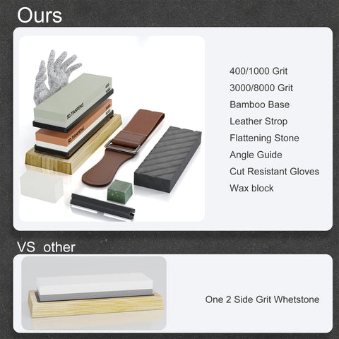 SD.TIANPENG Tpstone 3000/8000 grit for polished finish.