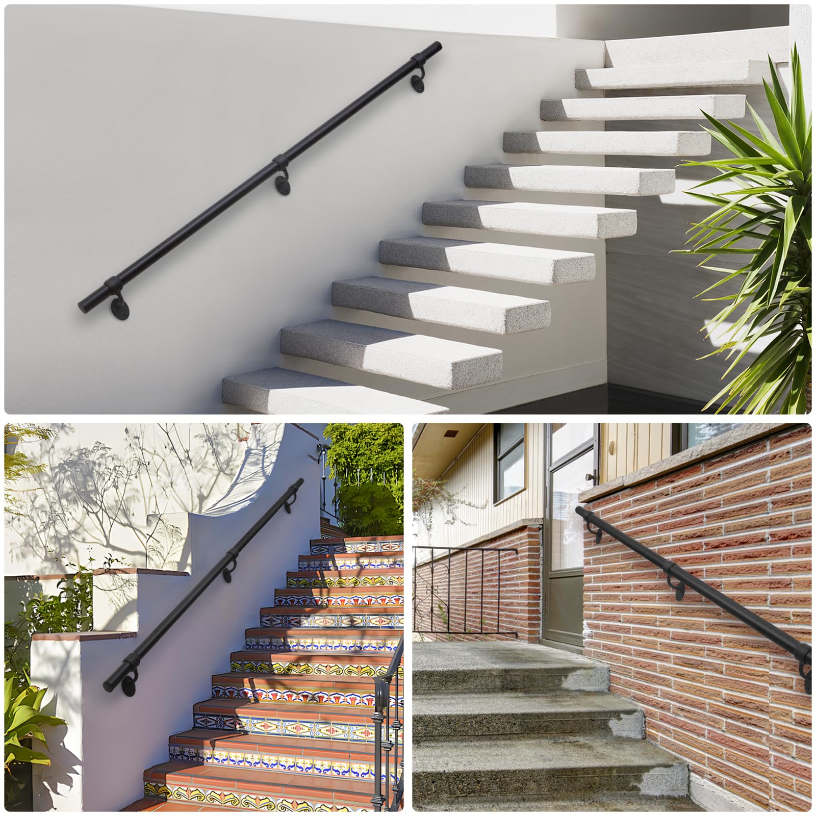 SDNBHT 440-pound load capacity supports stable stair use