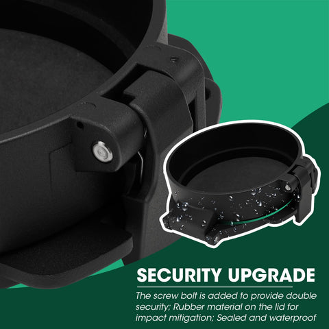 SDSNTE screw-nuts simplify assembly and ensure firm lid connection.