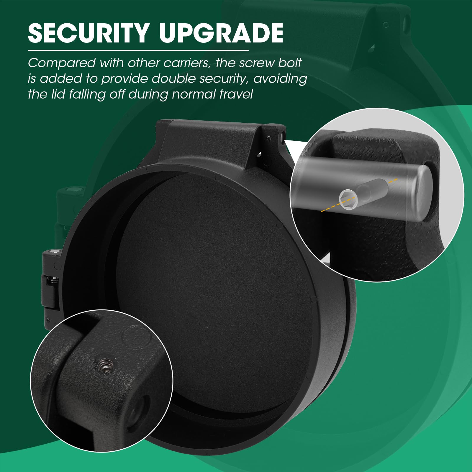 SDSNTE back lid highlights reinforced sealing for weatherproof cargo protection.