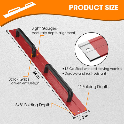 SDSNTE heavy-duty 16-gauge steel construction for durable folding