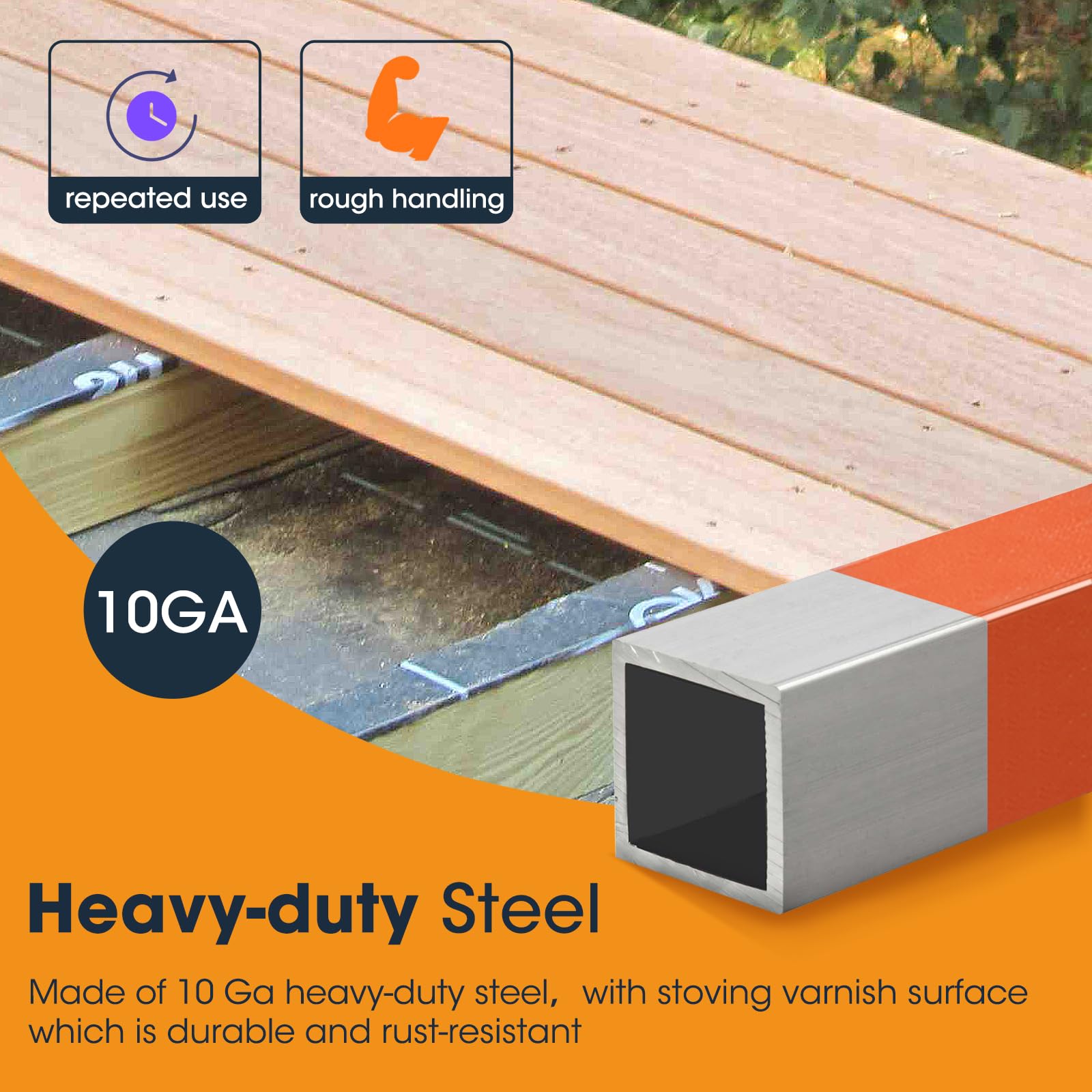 SDSNTE adjustable width fits joists from 1.6 to 2.8 inches.