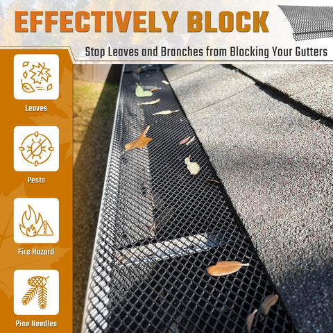 SDSNTE guard installation under shingles for secure, tool-free fit.