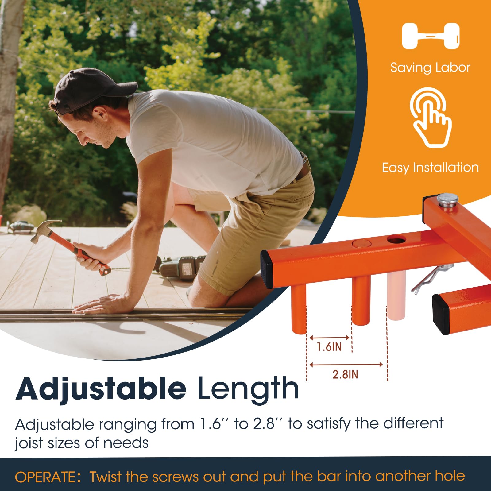 SDSNTE one-piece construction for rugged deck work.
