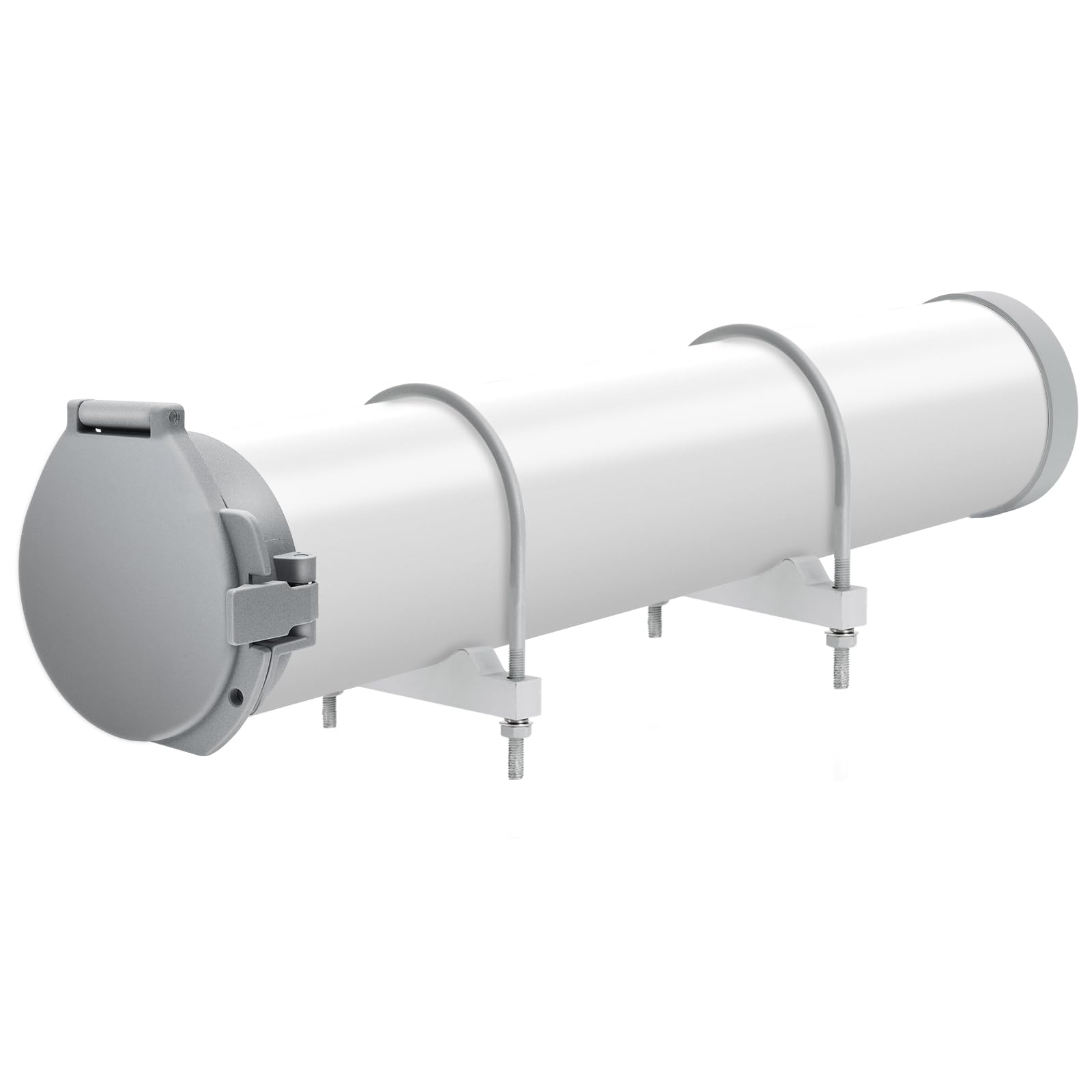 SDSNTE conduit carrier front view on truck rack showing organized storage