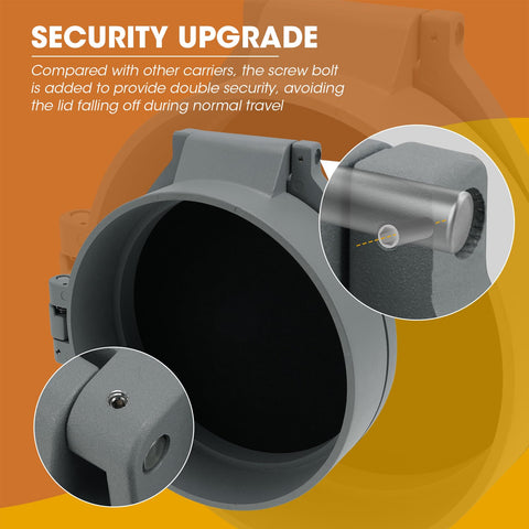 SDSNTE conduit carrier lid open for easy access to gear