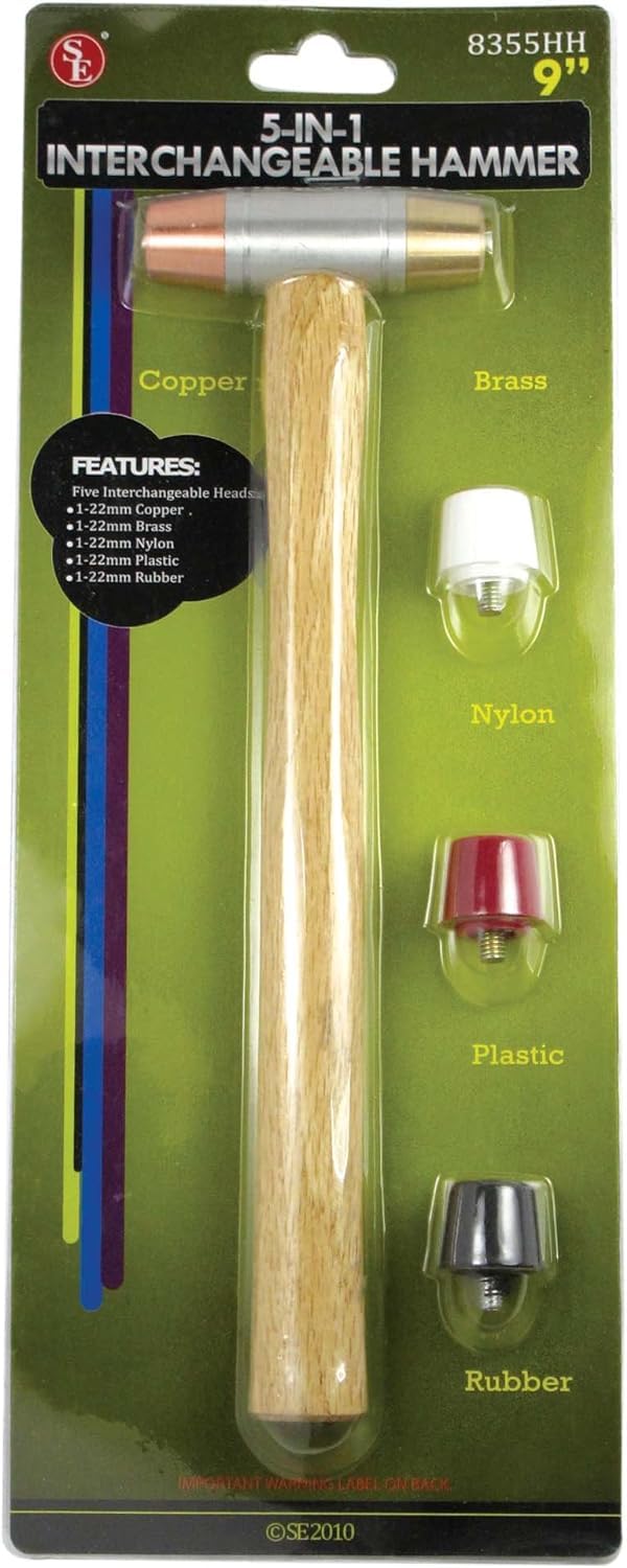 SE 5-IN-1 hammer rubber face for cushioned, protective blows