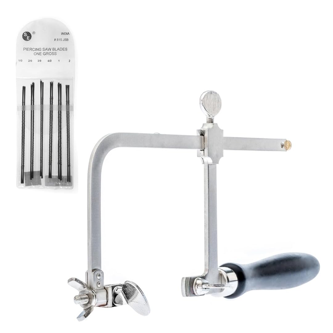 SE 81973SB2 saw frame with black handle for precise cuts.