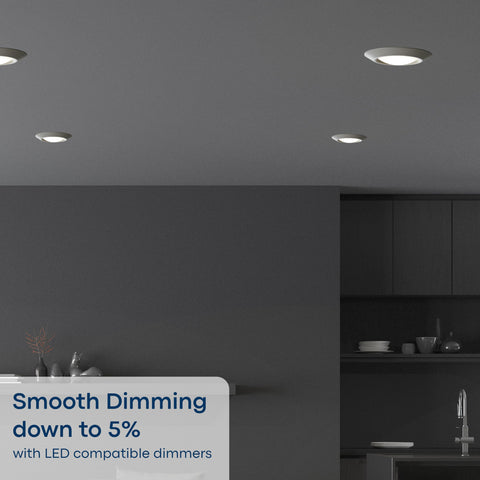 White finish and aluminum trim for modern interiors