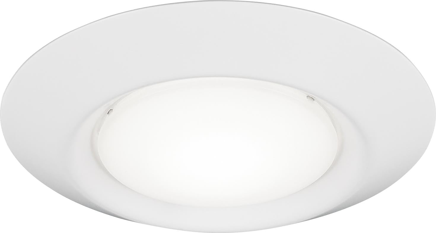 Sea Gull Lighting Traverse Lyte wet-rated recessed light with frosted lens for moisture-prone spaces.