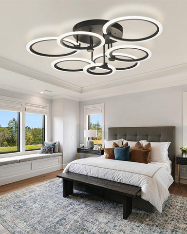 SEABLE dimmable ceiling light controlled by remote