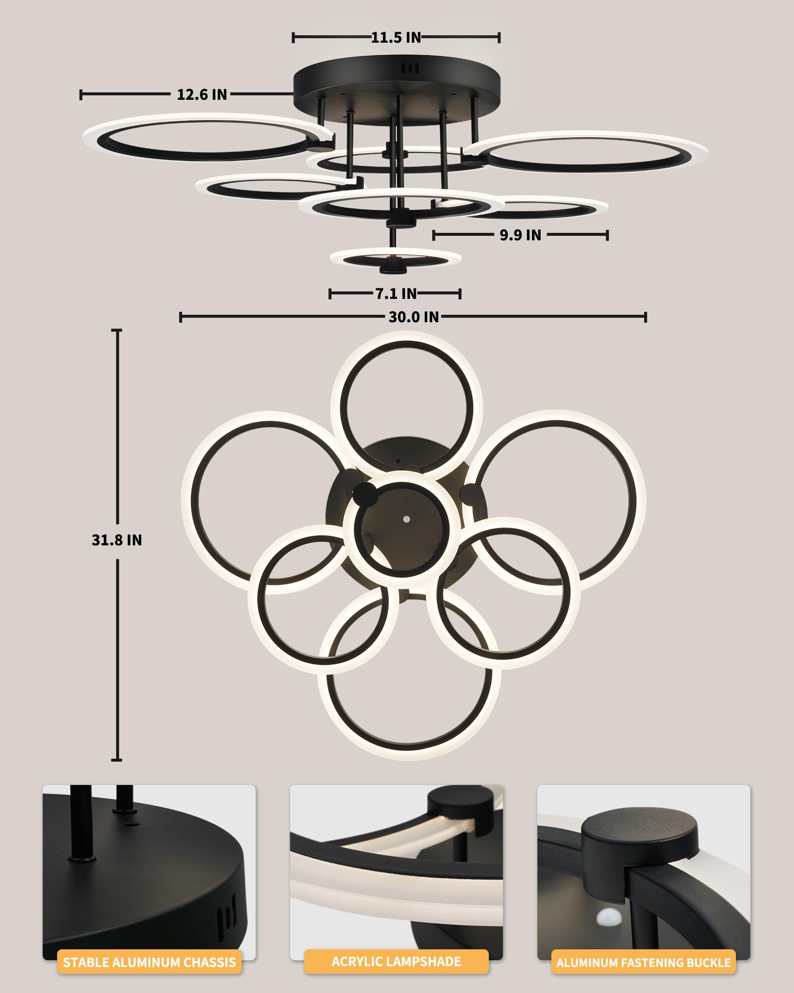 SEABLE easy installation with included hardware and warranty