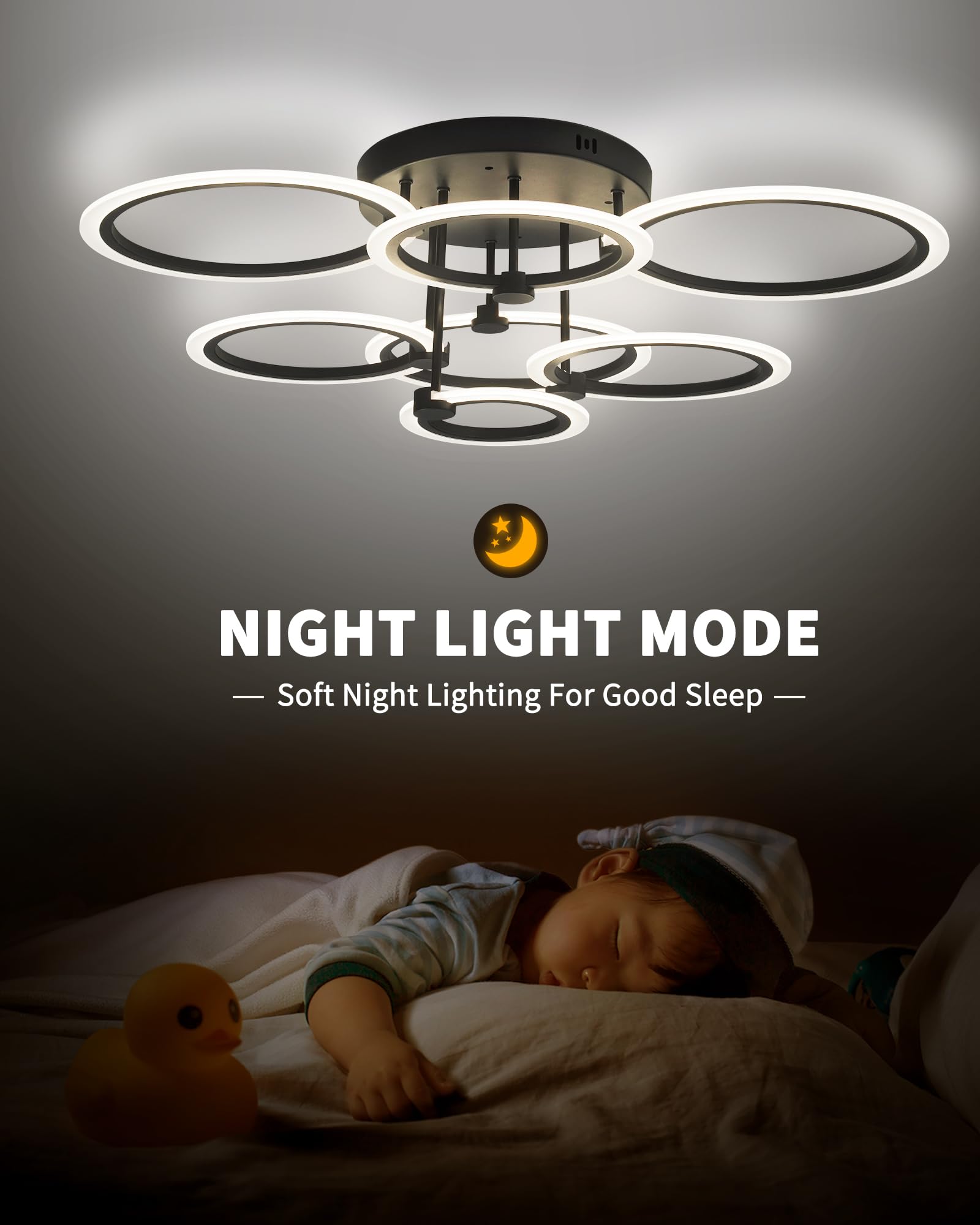 SEABLE acrylic lampshade provides eye-friendly light with less glare