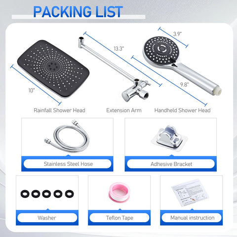 SeaCity adjustable-angle design suits family showers
