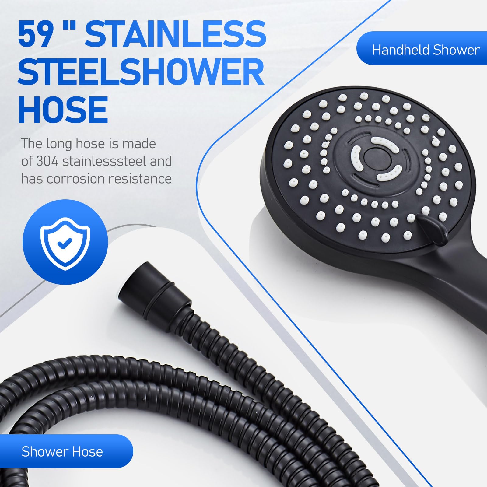 SeaCity anti-clog silicone nozzles resist mineral buildup for consistent flow.