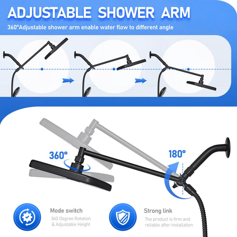 SeaCity 11-inch extension arm with swivel for customizable height and direction.