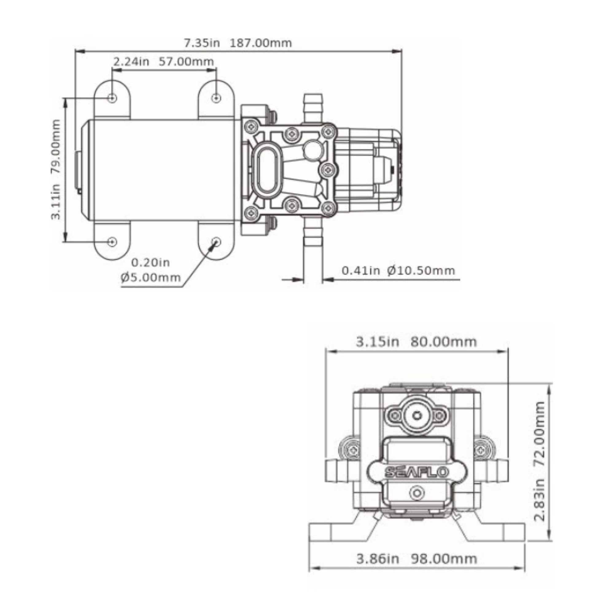 SEAFLO 22-Series applications in marine and RV environments