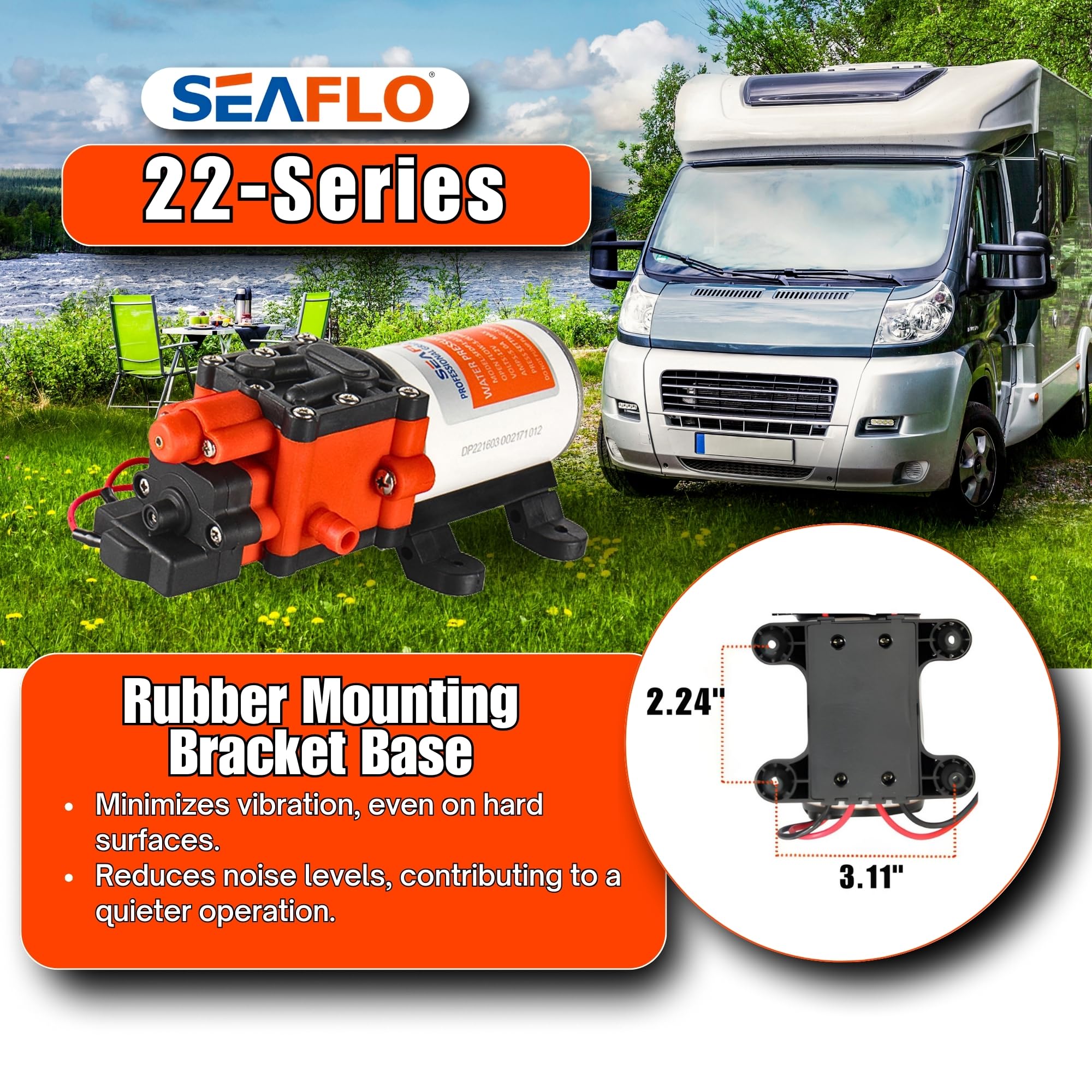 SEAFLO 22-Series dry-run capable design protects the system