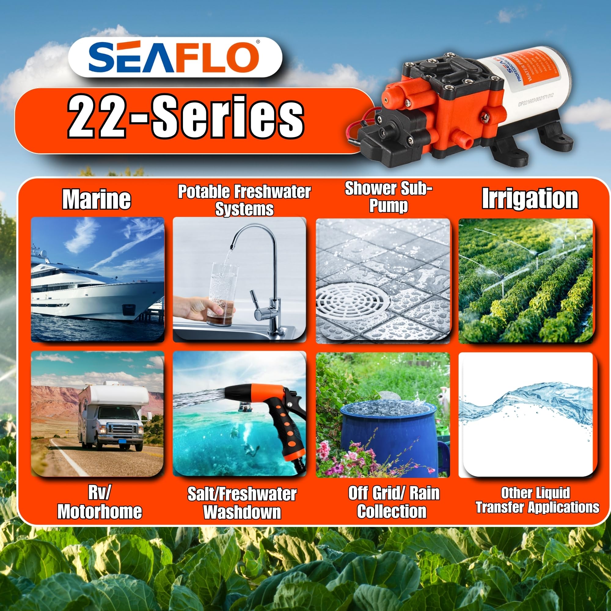 SEAFLO 22-Series installation wiring kit for simple setup