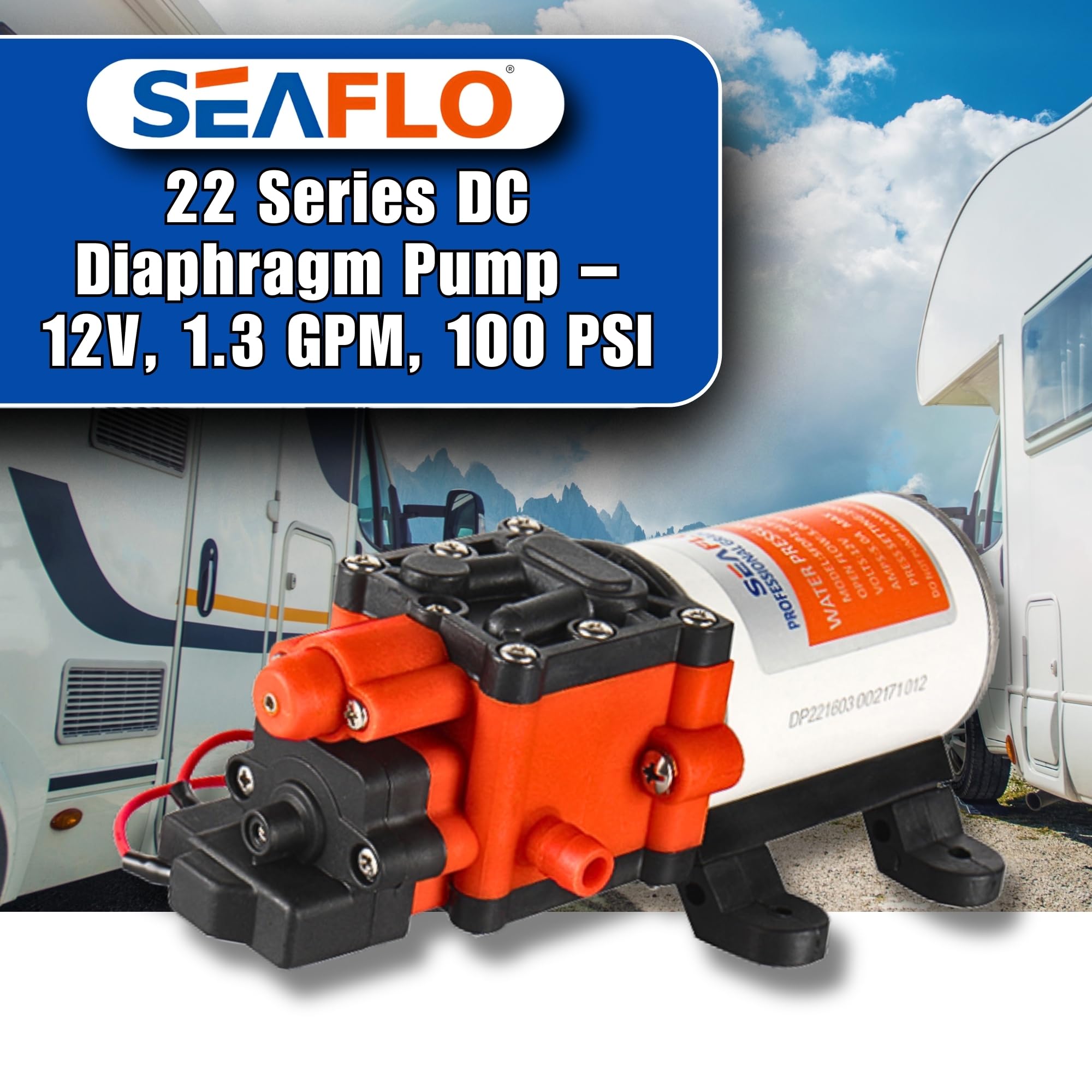 SEAFLO 22-Series priming capabilities enabling water delivery from shallow sources