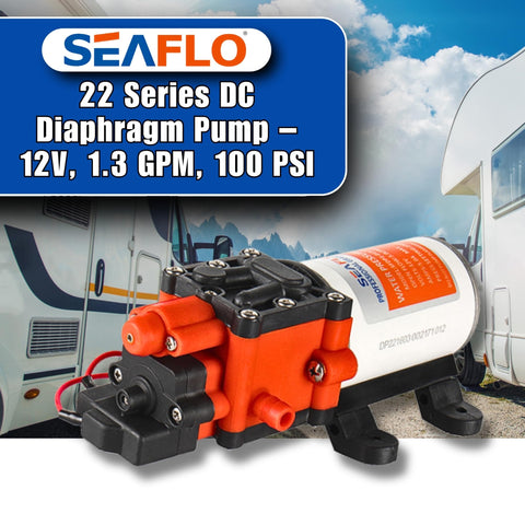 SEAFLO 22-Series priming capabilities enabling water delivery from shallow sources