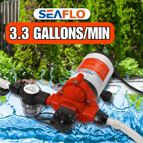 SEAFLO 33-Series certification label confirms safety standards